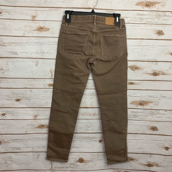 Madewell Tan Ankle Zipper Skinny Jeans - Picture 4 of 5